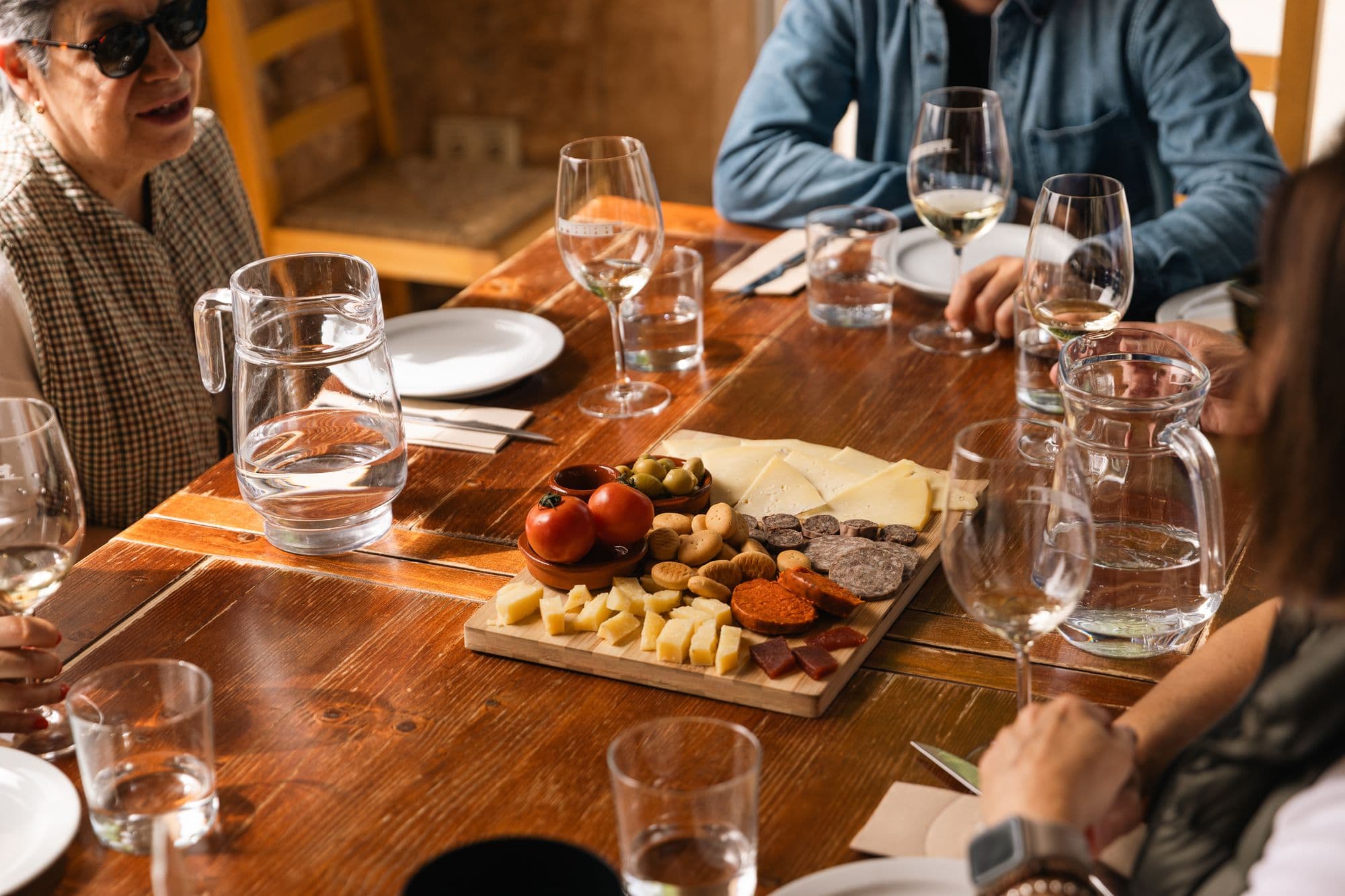 Premium tasting with spread